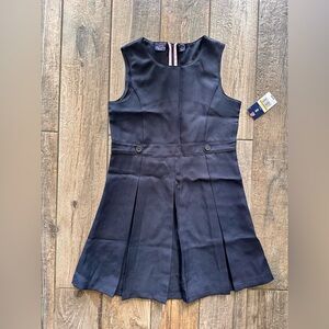 Izod Girl’s Uniform Dress Navy Blue Sz. 14 NWT
